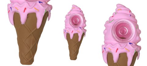 Ice Cream Cone Pipe Silicone