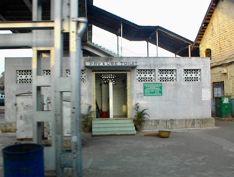 India Train Station Toilet