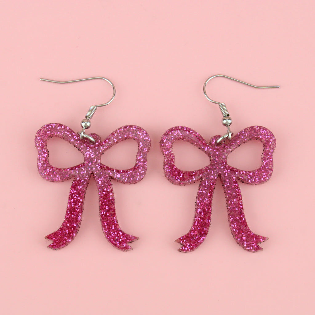 Silver Kunzite Pink Square Stud Earrings – Anayra Jewellery