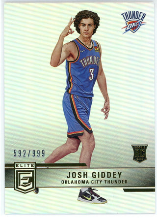 Josh Giddey 2021-22 Panini Donruss Optic Rated Rookie Card #152