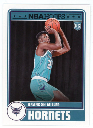 Brandon Miller 2023-24 Panini Hoops Rookie Card Snow #284