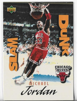 Michael Jordan 1995 Upper Deck 1987 Slam Dunk Champion Card #JC5 