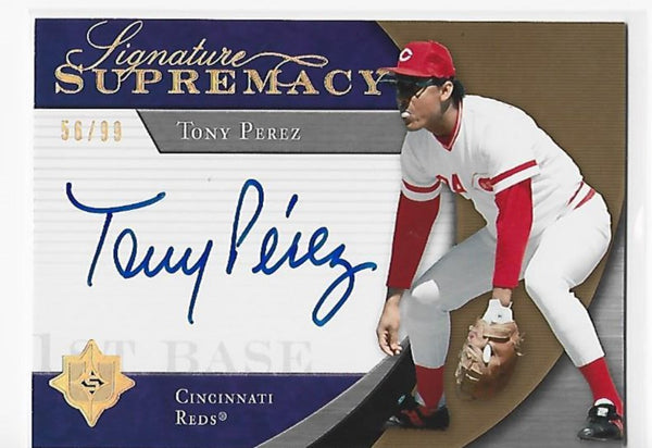 Tony Perez Autographed Official Major League Baseball