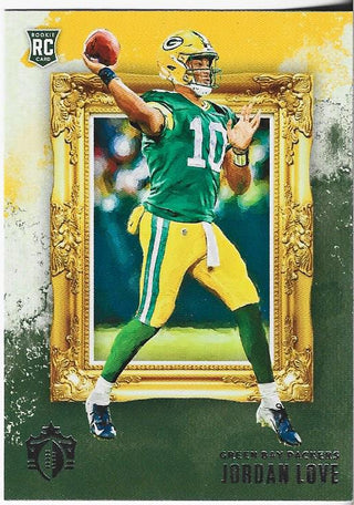 JORDAN LOVE ROOKIE CARD Green Bay Packers Football #204 PANINI
