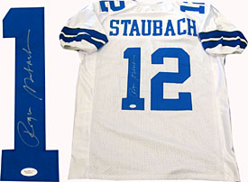 roger staubach signed jersey