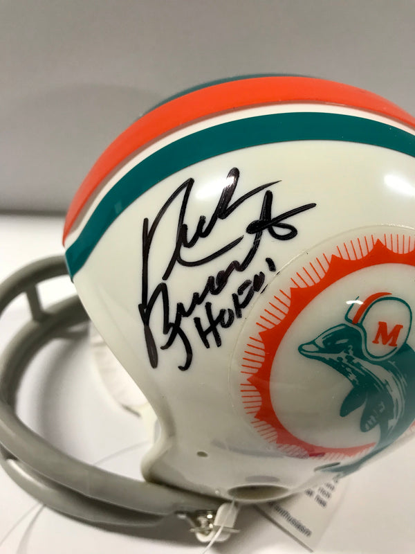 Nick Buoniconti autographed Miami Dolphins Mini Helmet (PSA)