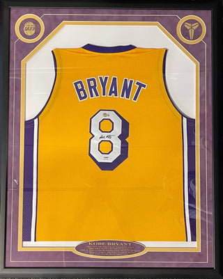 Kobe Bryant Autographed Los Angeles Custom Basketball Jersey - PSA