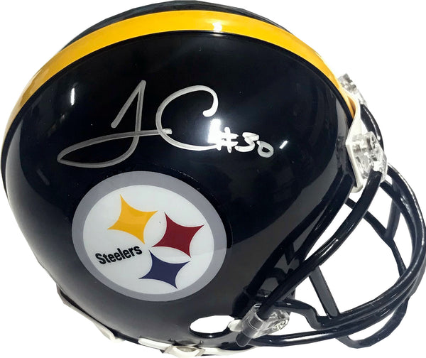 James Conner Autographed Pittsburgh Steelers Mini Helmet (Fanatics