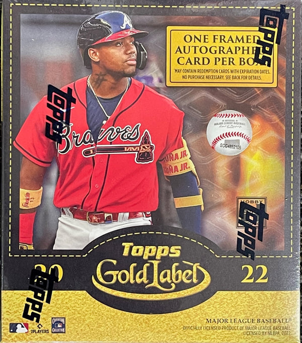 2022 Topps Gold Label Baseball Hobby Box | Hollywood Collectibles