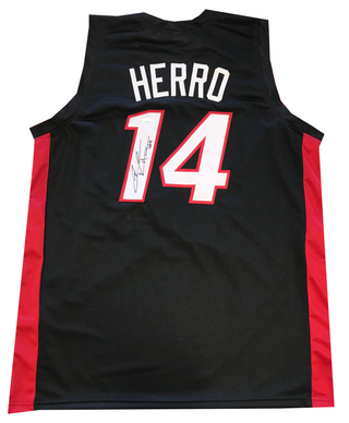 Tyler Herro Heat Signed Pink Miami Vice Specialty Style Jersey (JSA CO –