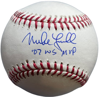 Mickey Mantle Autographed Signed Major League Baseball No. 7 Inscription  Signed in Blue Pen - JSA Authentic