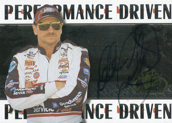 Dale Earnhardt Autographed 2000 Press Pass Racing Card