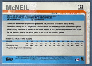 2019 Topps Update #US261 Jeff McNeil Rookie Baseball Card