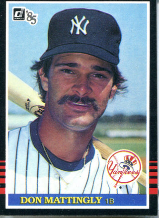 Don Mattingly New York Yankees 1985 Vintage Baseball Unsigned
