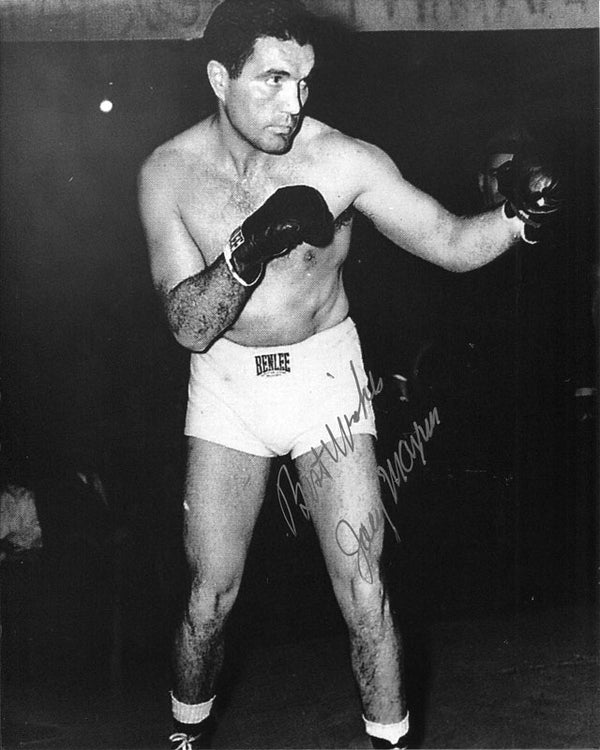 Joey Maxim Autographed 8x10 Boxing Photo | Hollywood Collectibles