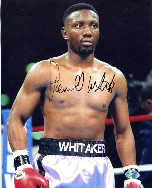 Pernell Whitaker Autographed 8x10 Photo