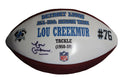 Lou Creekmur Autographed Detroit Lions All-75th Season Team Commemorative Football