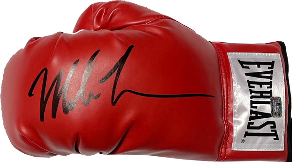 Mike Autographed Red Everlast Left Boxing Glove | Collectibles