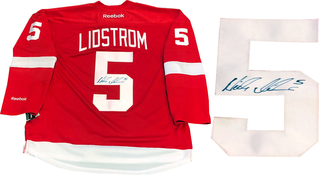 nicklas lidstrom signed jersey