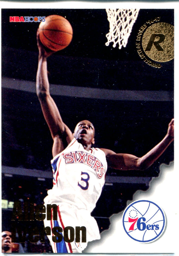 Allen Iverson 1997 NBA Hoops Rookie Card | Hollywood Collectibles