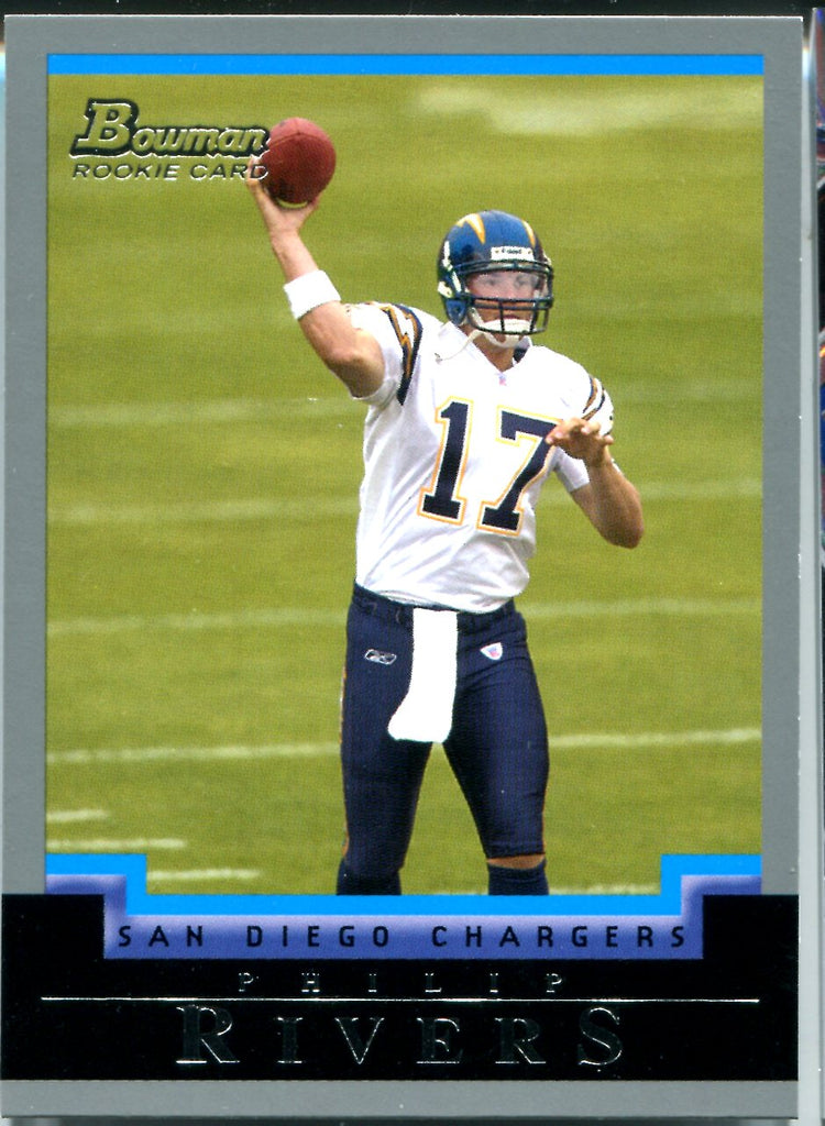 Philip Rivers 2004 Bowman Rookie Card Hollywood Collectibles