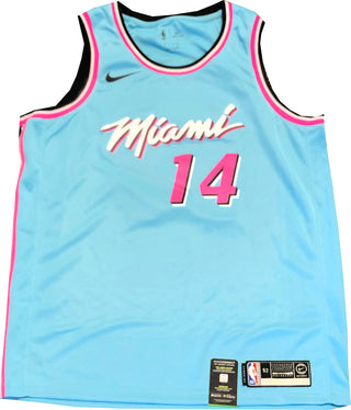 Kendrick Nunn Signed Heat Pink Miami Vice Style Jersey (PSA