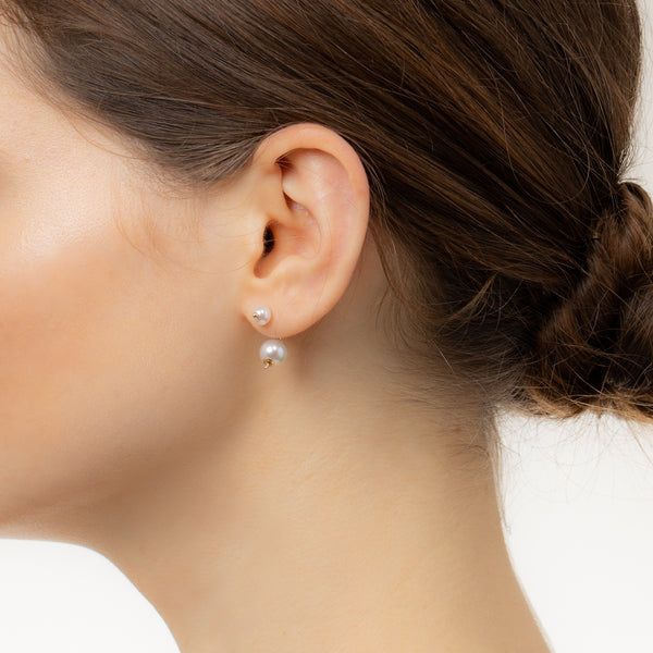 想像を超えての Hirotaka Akoya Pearl Chain Earring ピアス(片耳用