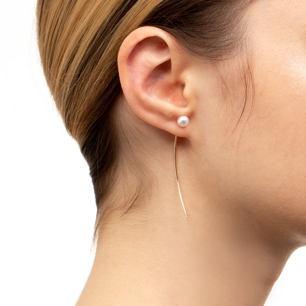 Akoya Pearl Arrow Earring L size – Hirotaka Official Online Store