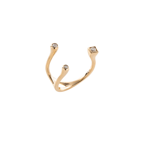 Look 100 18k Flat Wide Band Ring – Hirotaka Official Online Store