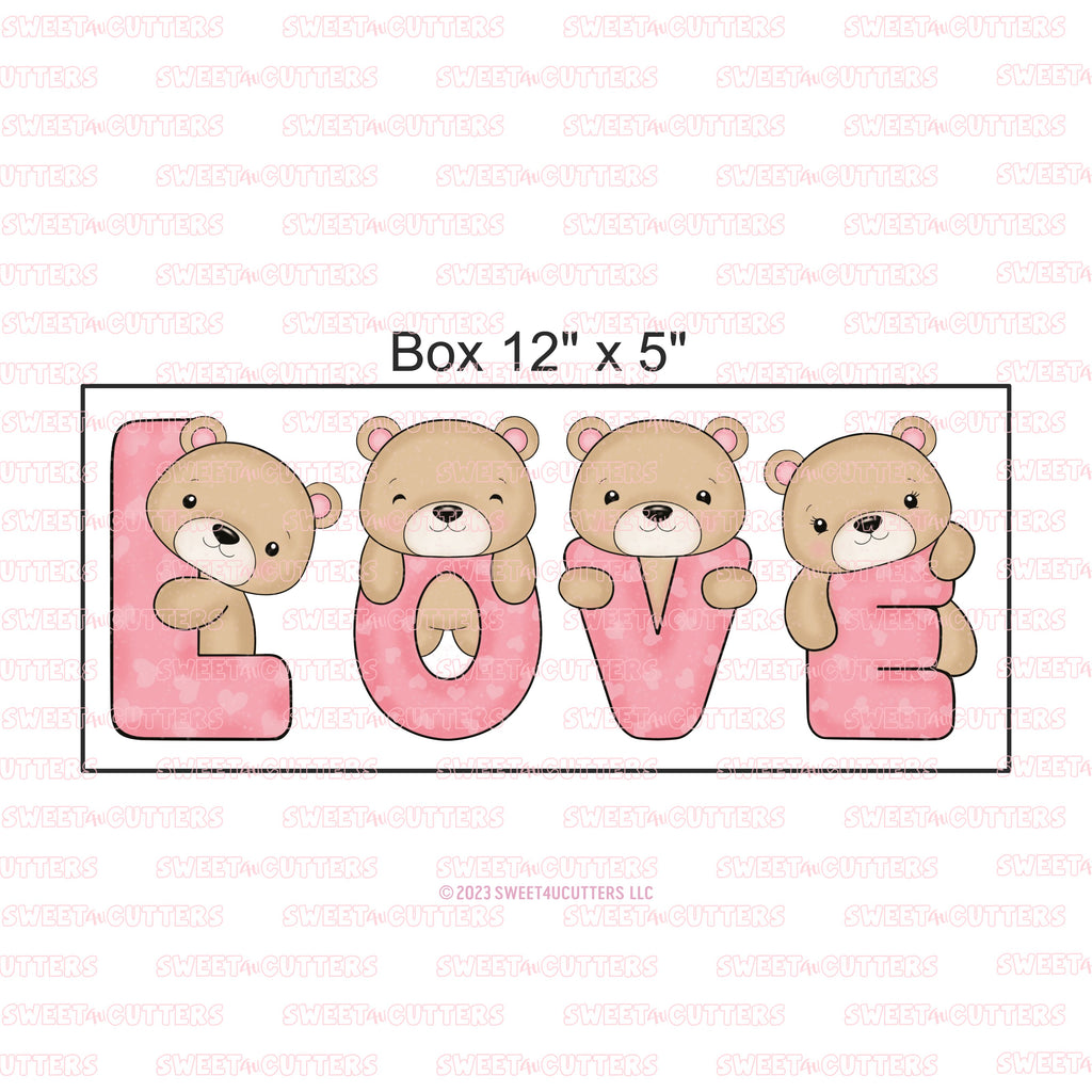 Lovely Bear cookie cutter – Sweet4ucutters