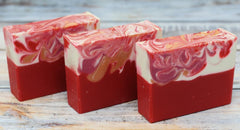 Our vegan Lingonberry Spice handcrafted soap would make a perfect gift for the holiday season.