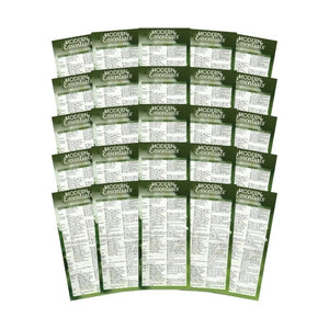 SPANISH Modern Essentials Reference Cards, 15th Edition (Pack of 25) - AromaTools®
