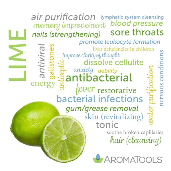 Lime essential oil common and other possible uses