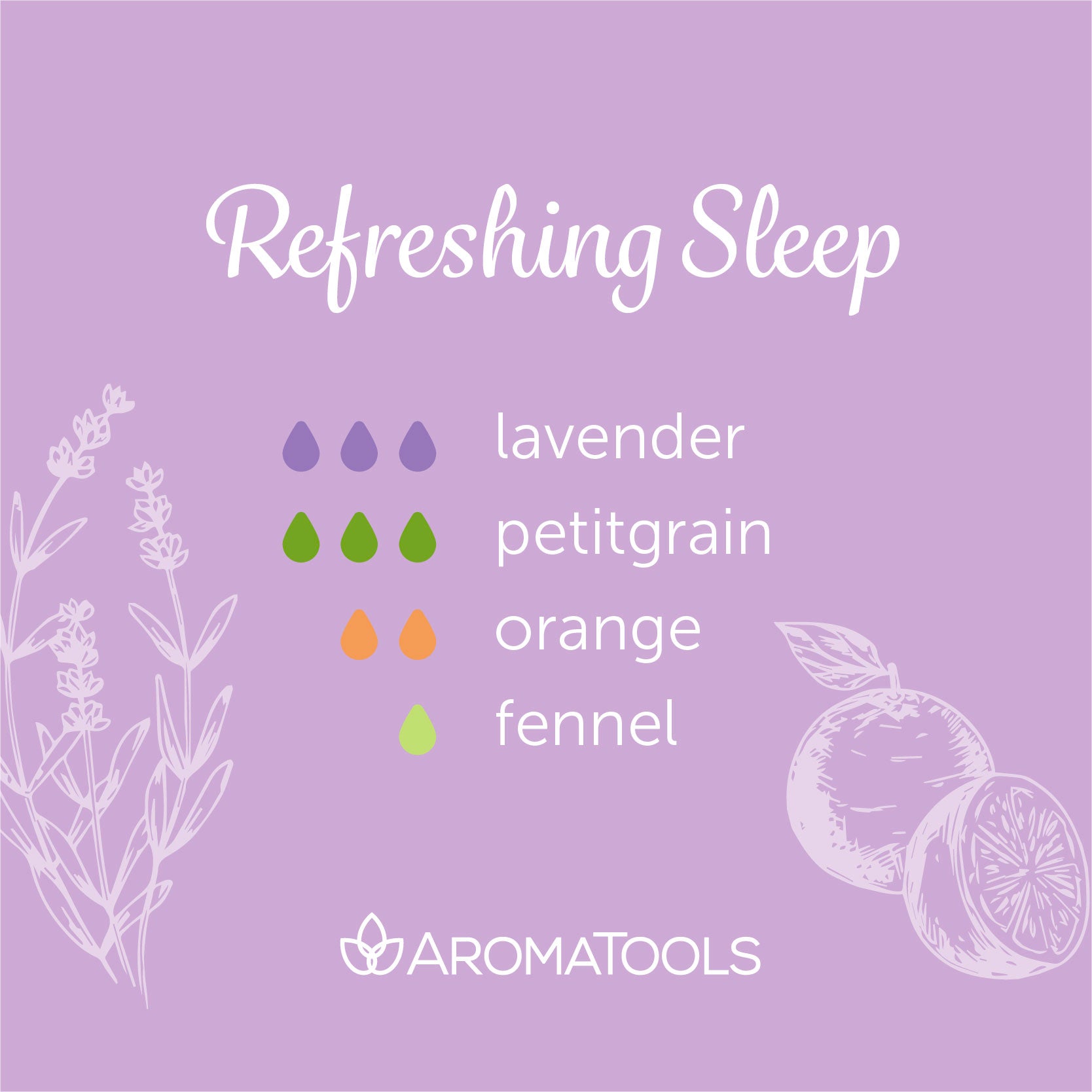 Sleep Essential Oil Blend for Diffuser