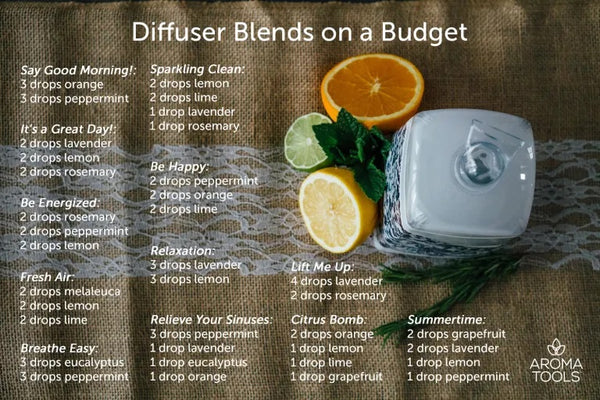 Essential Oil Diffuser Blends on a Budget