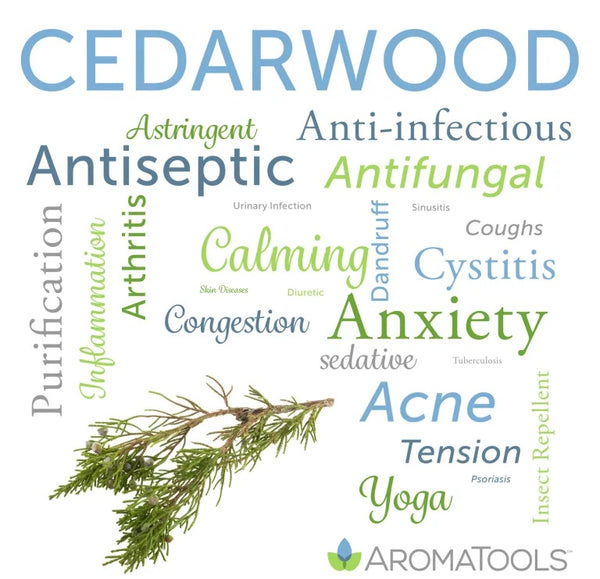 Cedarwood essential oil common and other possible uses