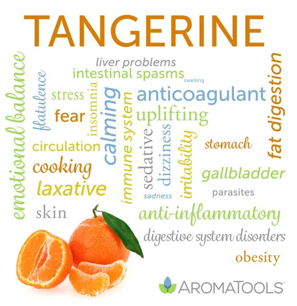 Tangerine essential oil common and other possible uses