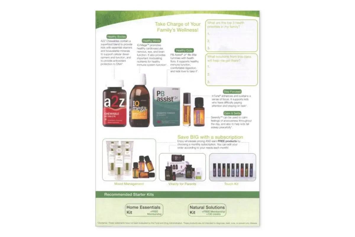 natural solutions brochure