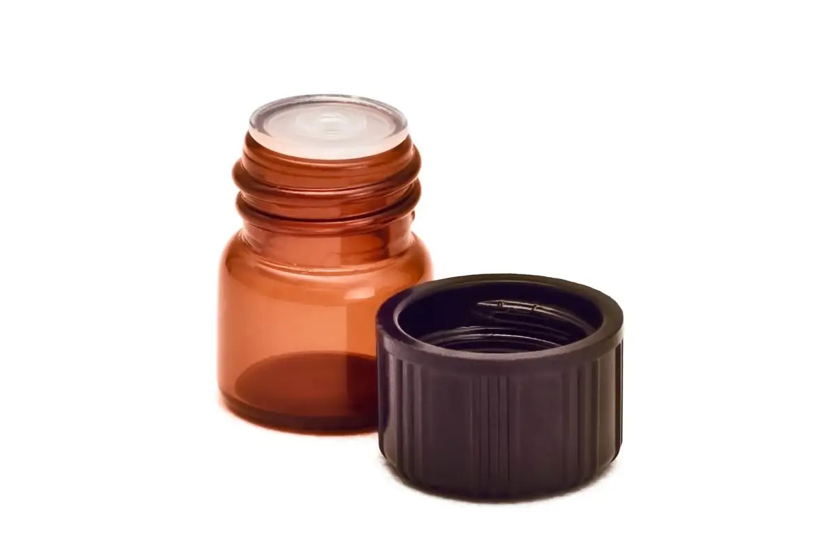 Amber Glass Spice Jars, Spice Jars, Amber Screw Top Lid Spice Jars