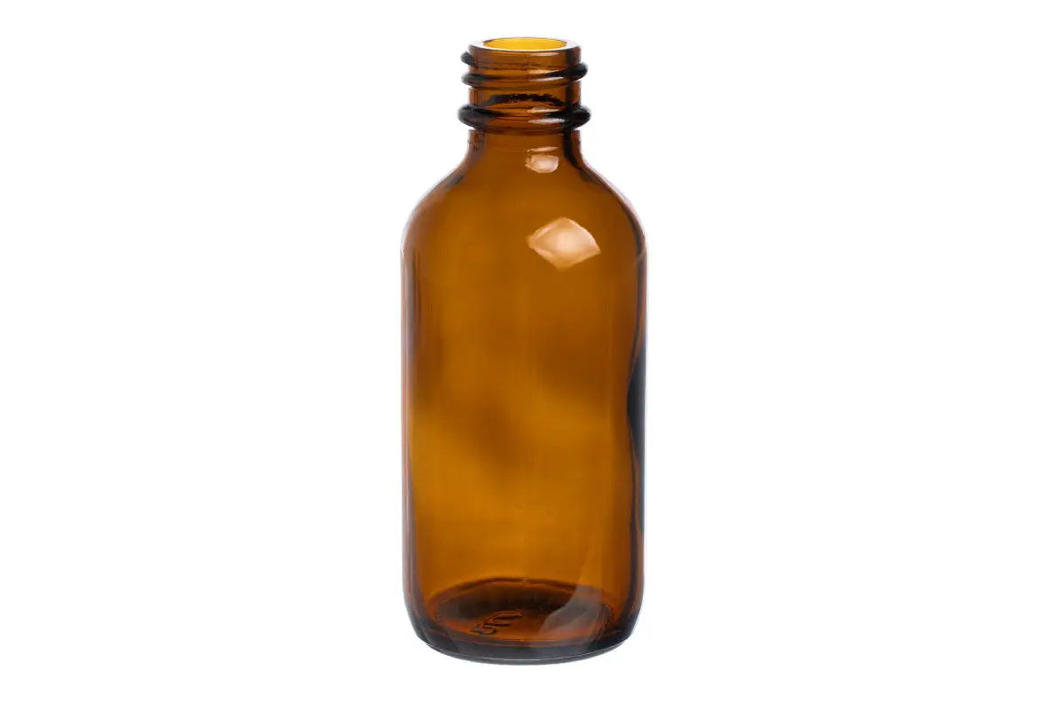 4 oz. Amber Glass Bottle (24-400 Neck Size) - AromaTools®