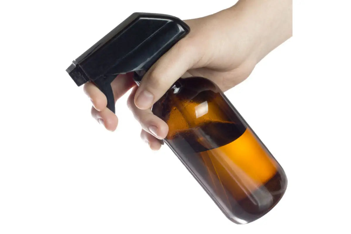 16 oz Amber Glass Bottle w/ Trigger Sprayer – Your Oil Tools