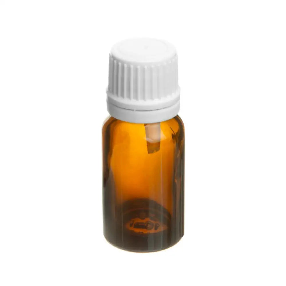 10 ml Amber Glass Vials and Euro-Style Caps with Orifice Reducers (Pack of 6)
