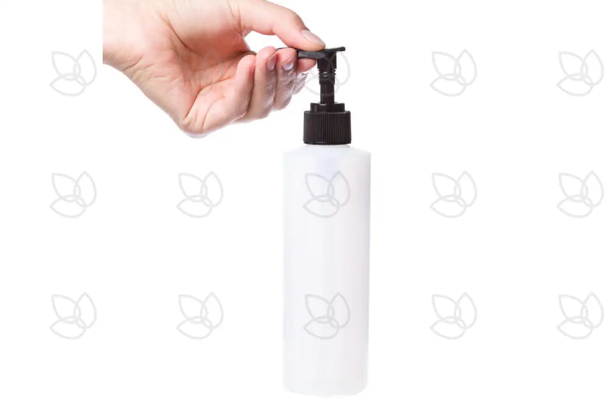 8 oz. Clear PET Boston Round Plastic Bottle (24-410 Neck Size) - AromaTools®