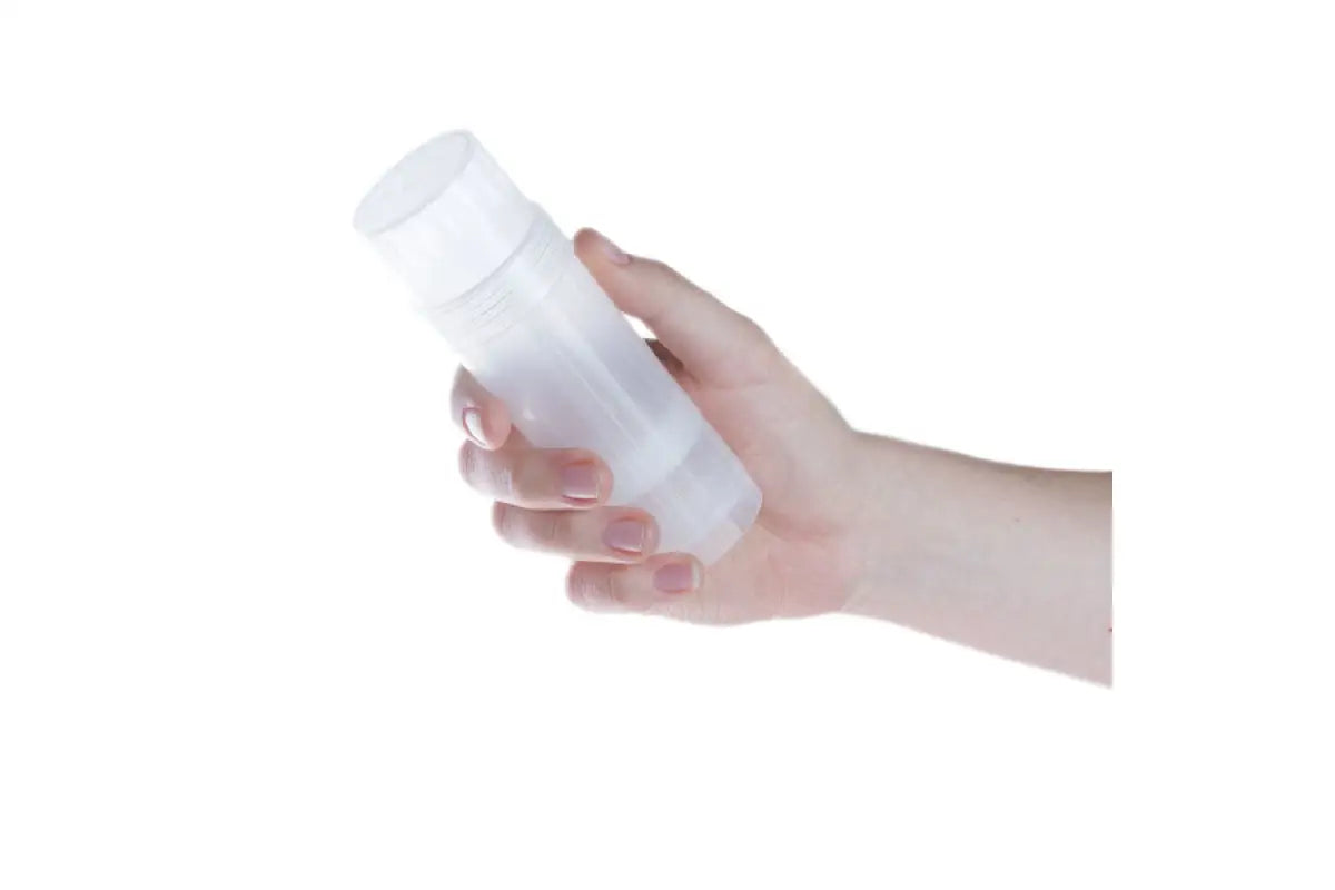 4 oz. Straight-Sided Plastic Salve Container with Smooth Lid