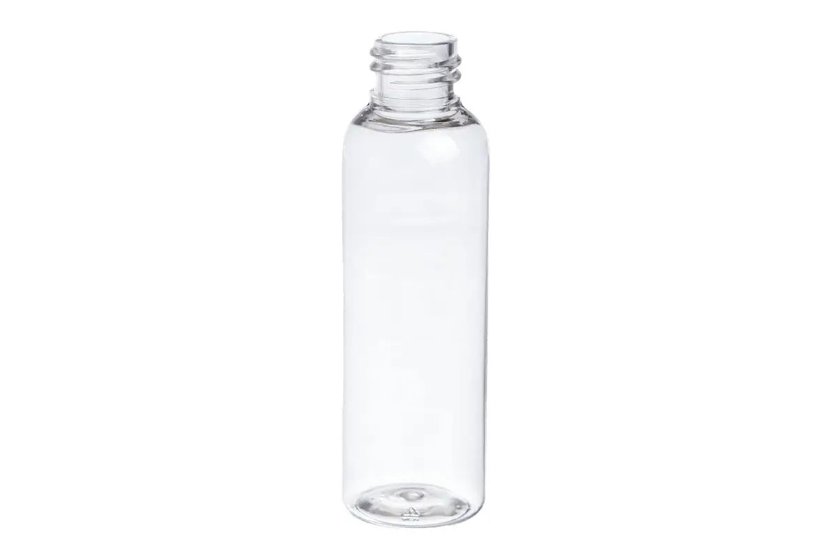 8oz Clear PET Plastic Cylinder Bottle 24-410 - Liquid Bottles LLC