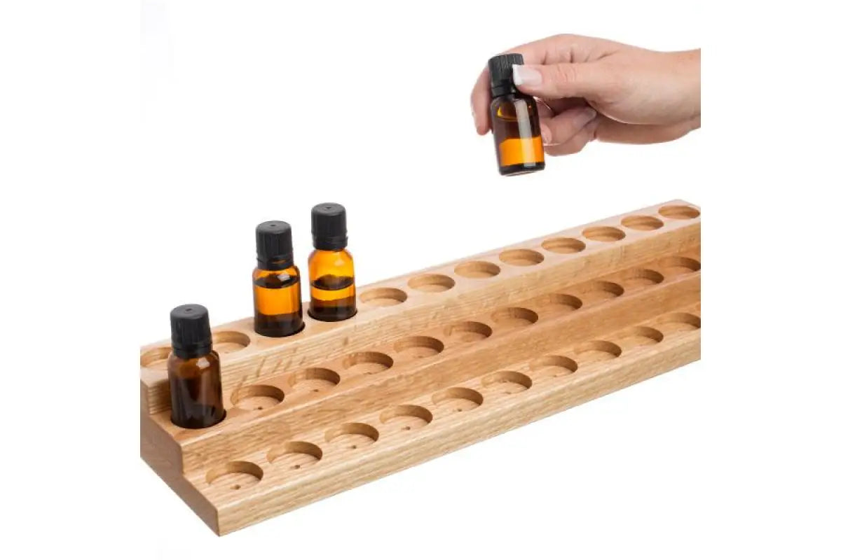 Feathergrain Wood Essential Oils Box (Holds 40 Vials) - AromaTools®