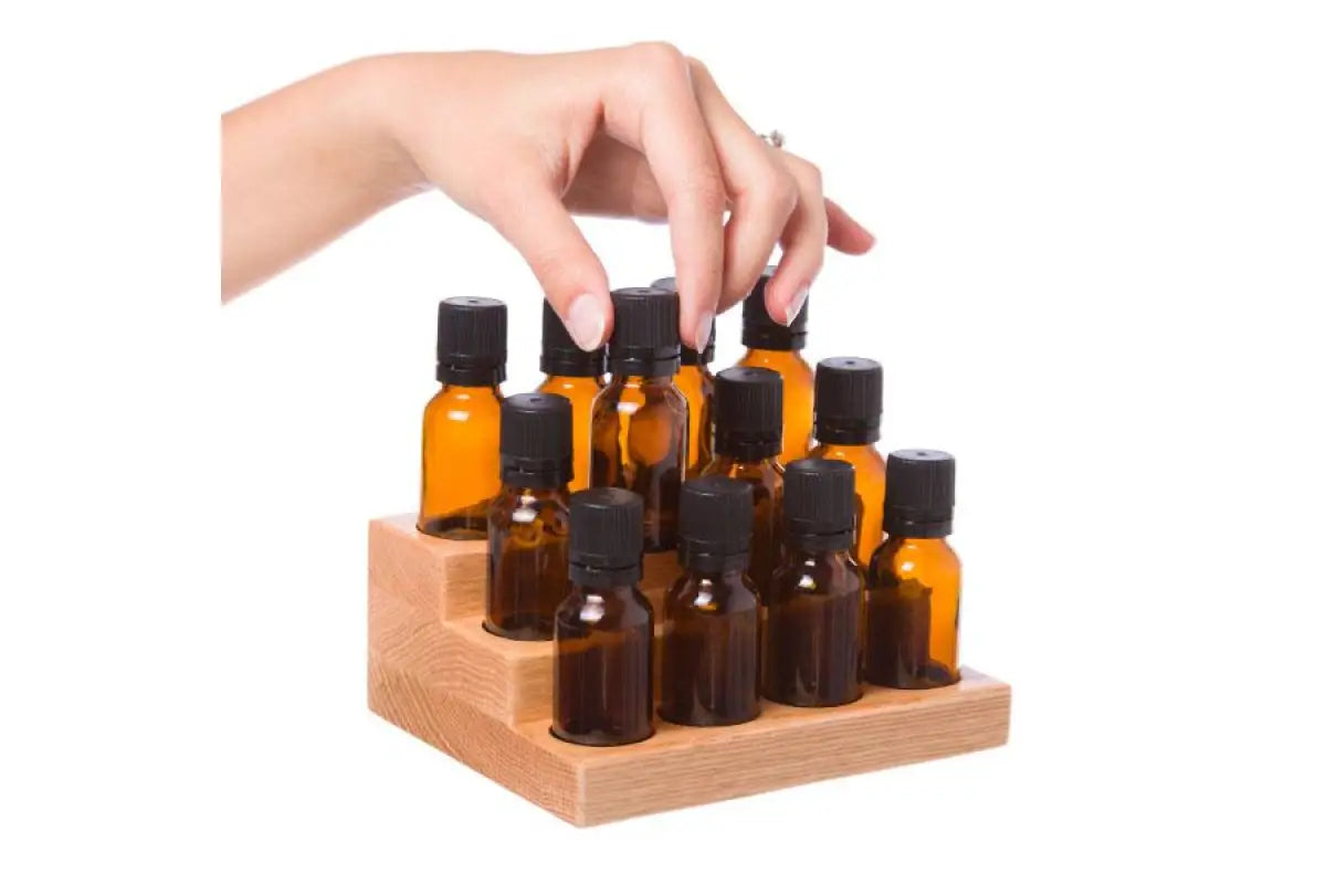 Feathergrain Wood Essential Oils Box (Holds 6 Vials) - AromaTools®
