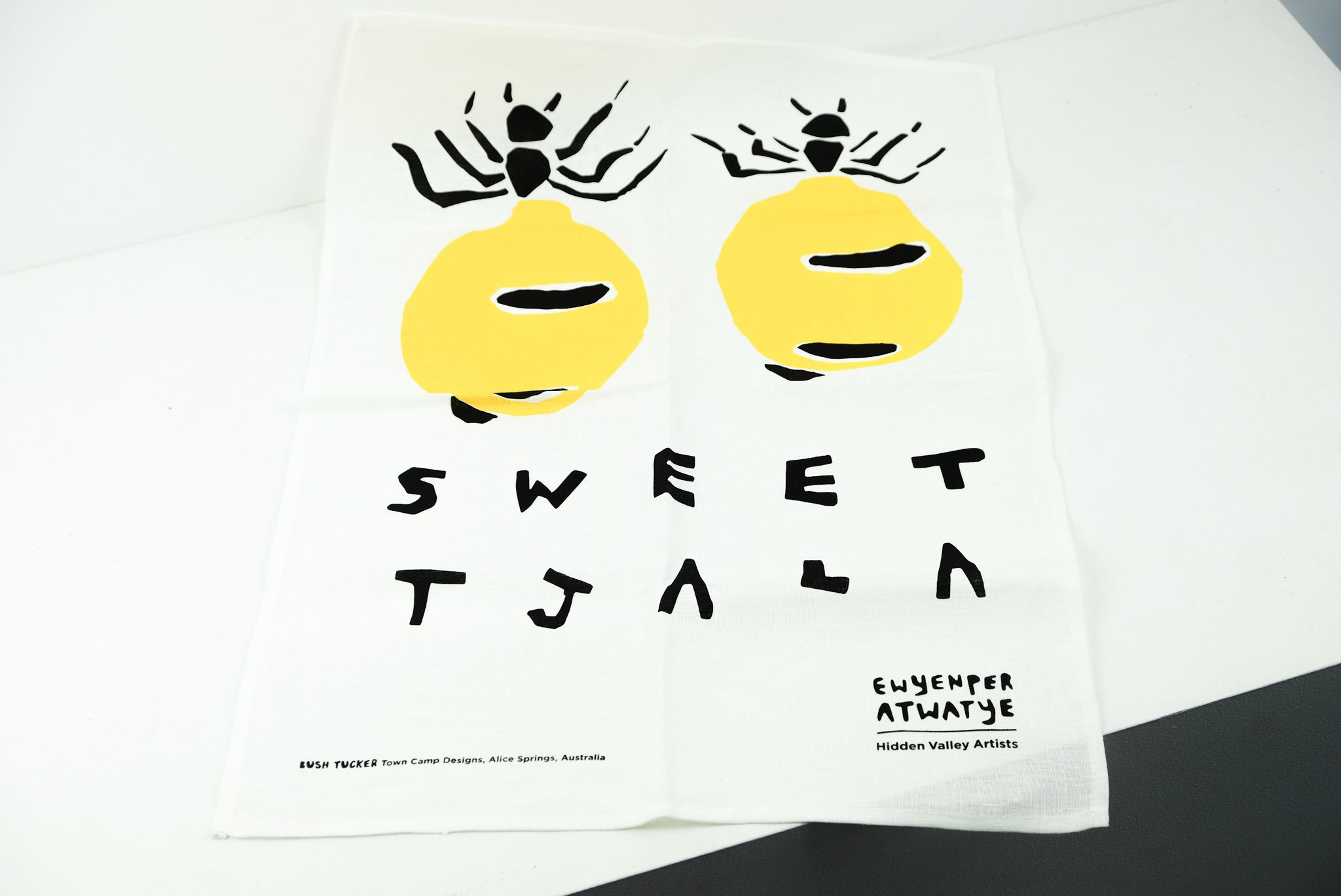 Town Camp Designs Printed Tea Towel - Sweet Tjala