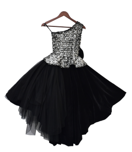 black gown for girls