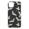 Black and White Cranes iPhone 11 pro max Case - Asian Art iPhone Cases, Unique Trendy Phone Cases - Ripe and Ruin